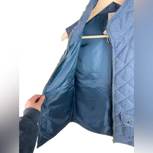 Artisan NY • Quilted Blue Vest - Picture 3 of 7